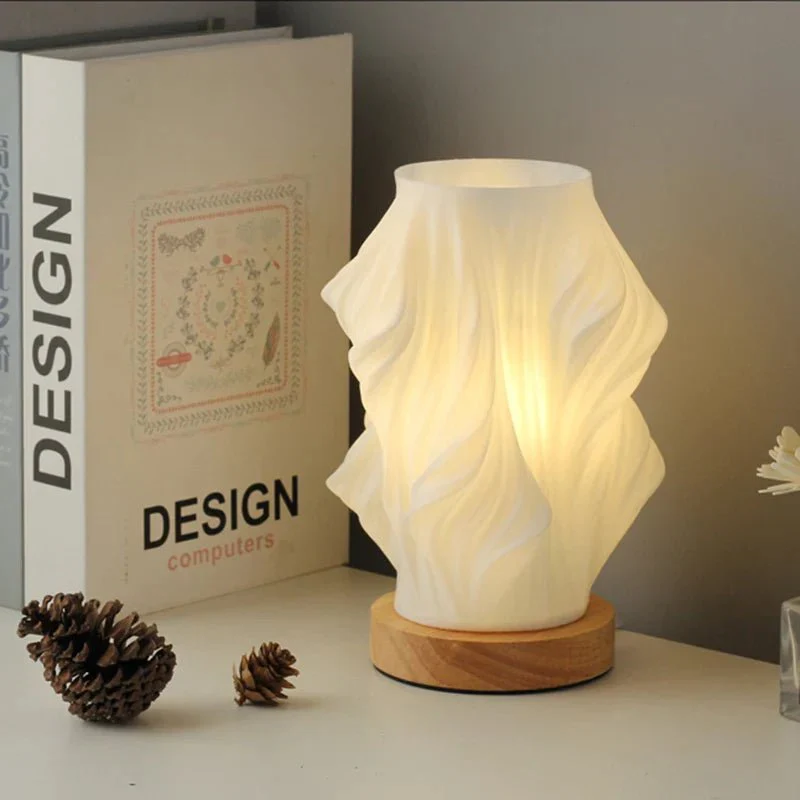 Modern LED Ceiling Lamp with Wave Design