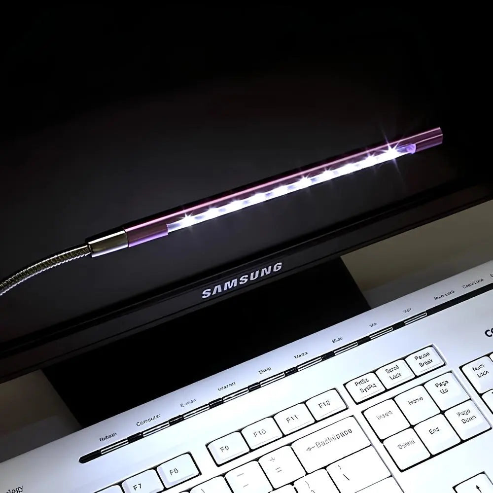Adjustable USB-Powered LED Keyboard Light with Flexible Positioning for ...
