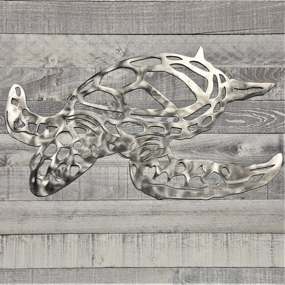 Ocean Turtle Decorative Metal Wall Sign