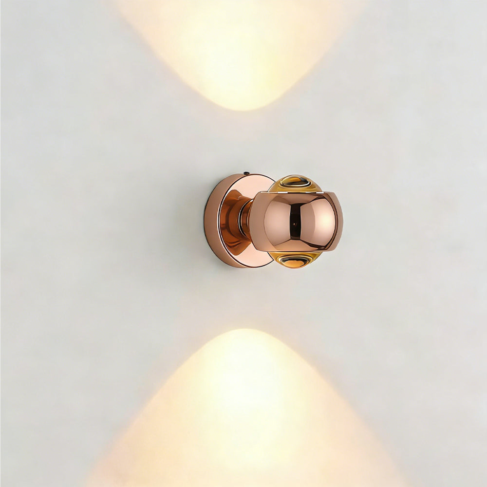 Modern 350° Rotating LED Wall Light - Adjustable Minimalist Wall Lamp ...