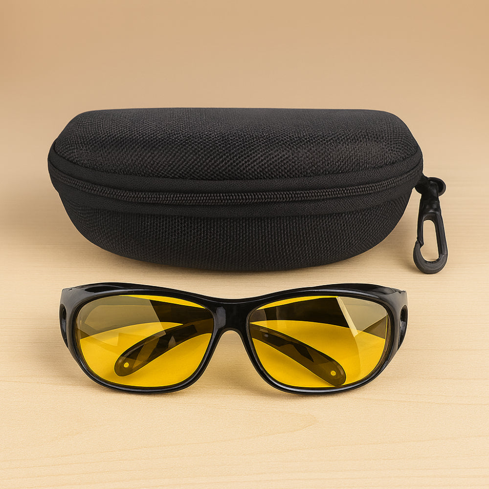 Anti Glare Night Vision Driving Glasses Yellow Lenses - Kidiora