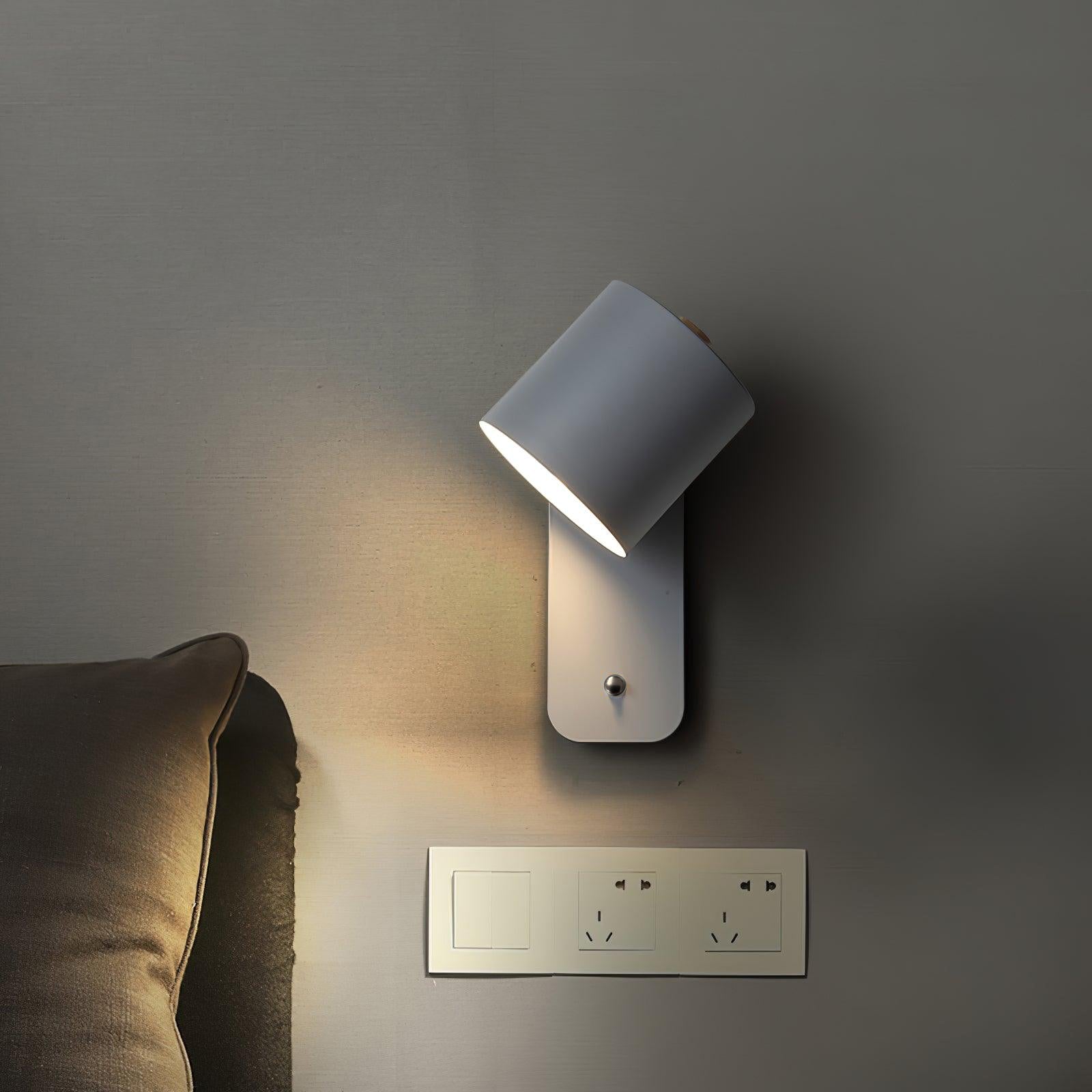 Adjustable LED Wall Light with USB Charging - Kidiora