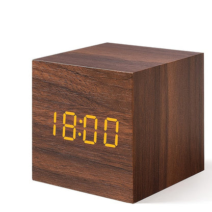 Compact Digital Alarm Clock with LED Display