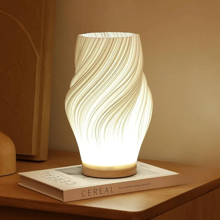 Modern LED Ceiling Lamp with Wave Design - Kidiora
