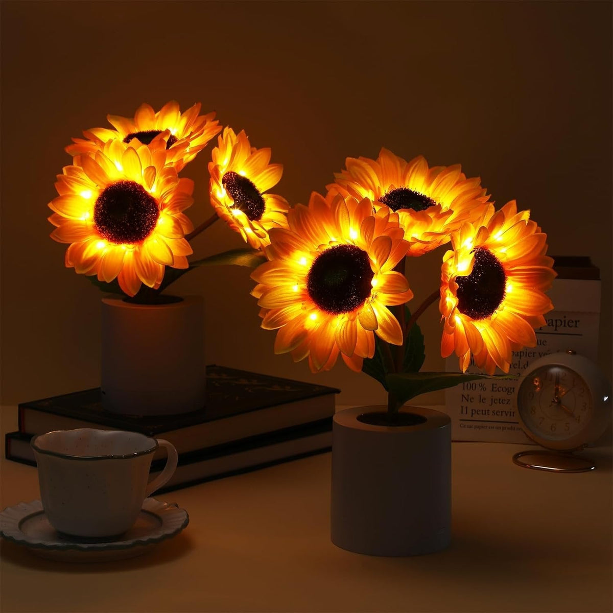 Sunflower LED Lamp Cheerful Decorative Flower Light for Gifts – Kidiora